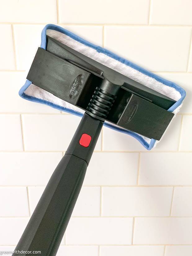 How to use a steam cleaner to clean a bathroom - Green With Decor