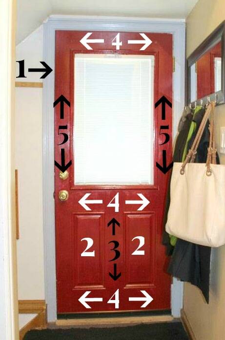 How to paint a door 