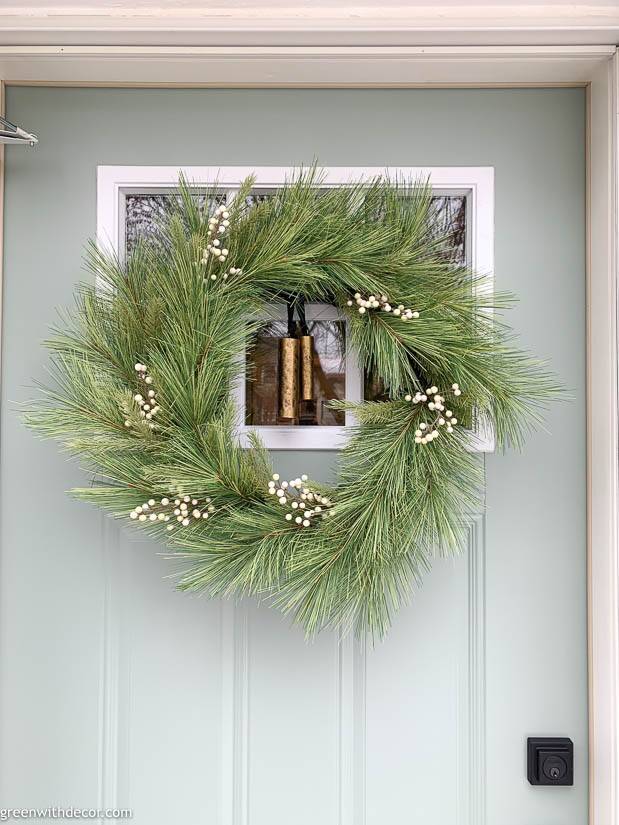 The Easy Way to Hang a Wreath on Any Door - dimplesonmywhat