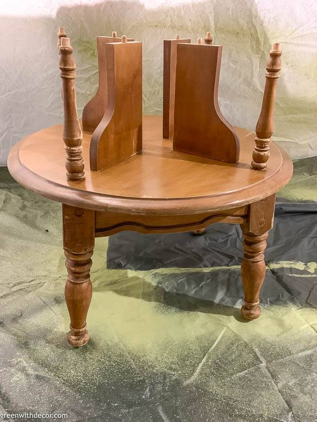 2 tier deals end table vintage