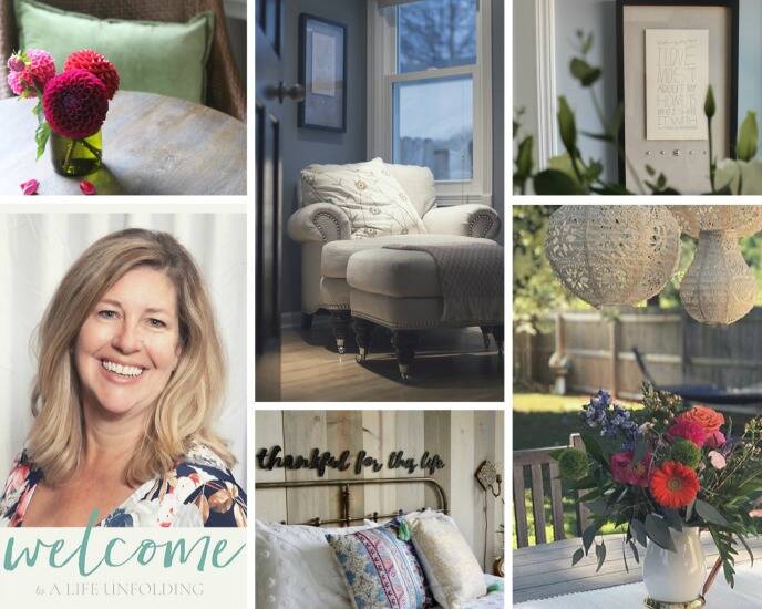 A Life Unfolding - coastal decor blogger