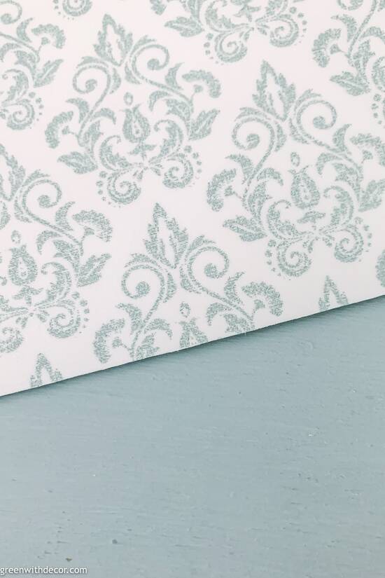 Sage Fabric-Top Drawer Liner