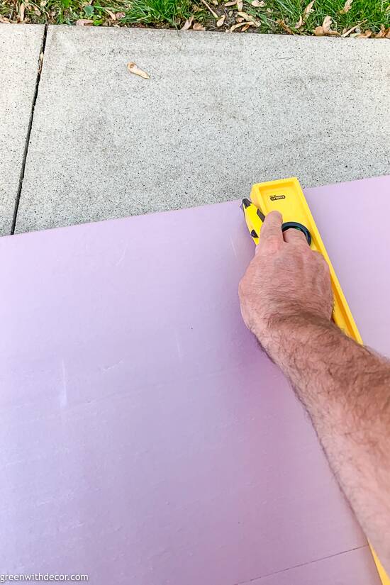 DIY car door protector for garage walls - Green WIth Decor