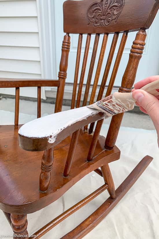 Painting a chair