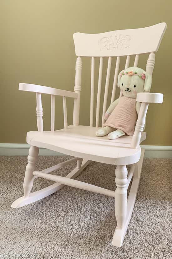 Painting a on sale rocking chair