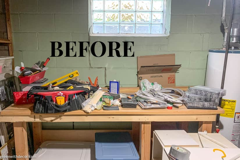 Workbench before getting organized