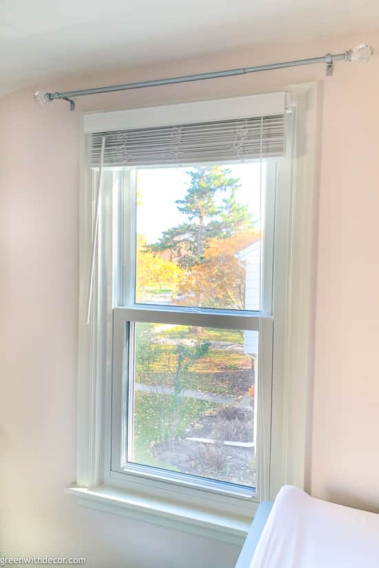 Window in nursery before insulation