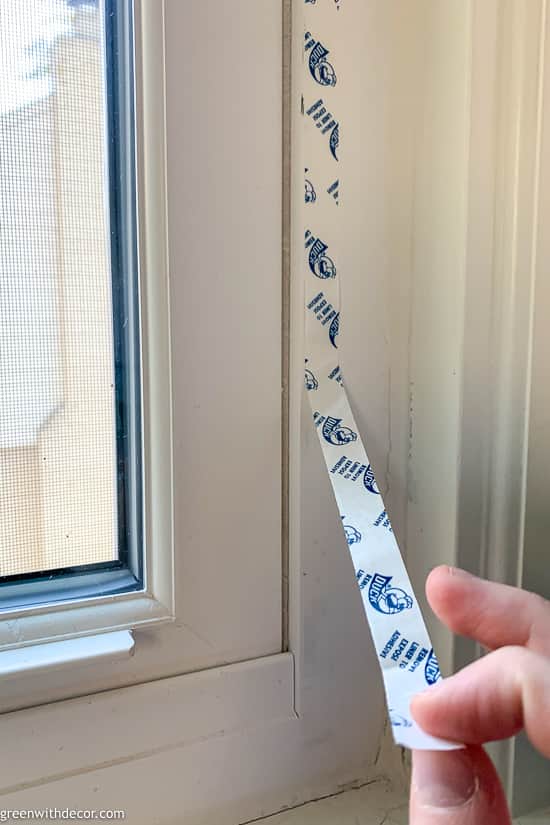 Tape for window insulation kit
