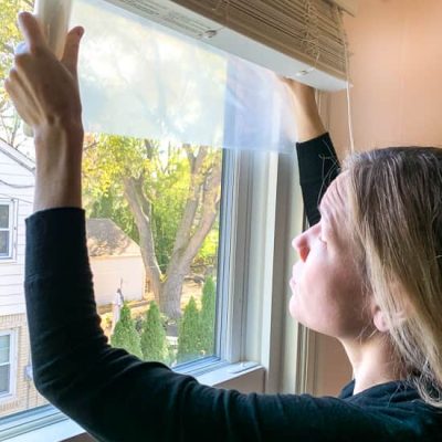 Rolling window insulation across window