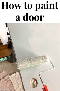 How to paint flat doors - Green With Decor