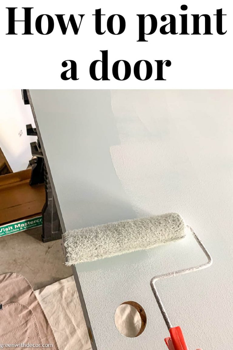 How to paint flat doors Green With Decor