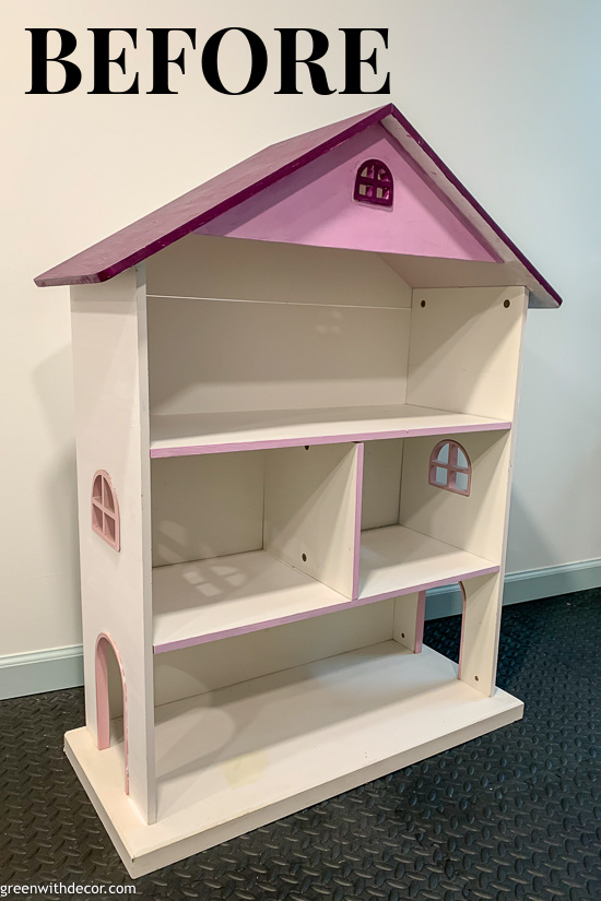 How to build a DIY dollhouse bookshelf