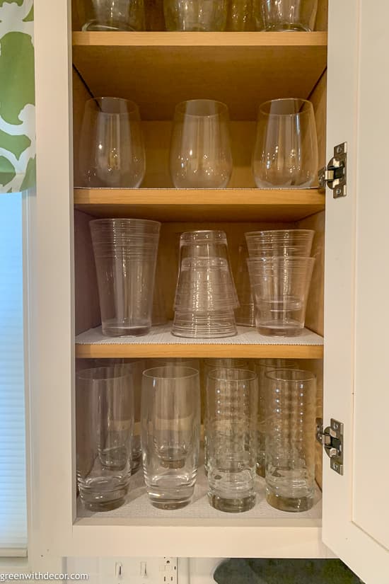 Adding a Decorative Touch To The Cabinets With Duck Brand's Shelf Liner -  Mommy's Fabulous Finds